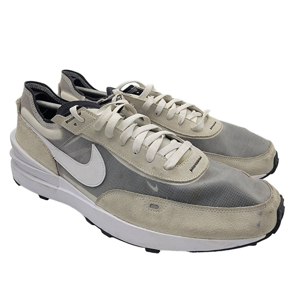 mens nike waffle one summit white